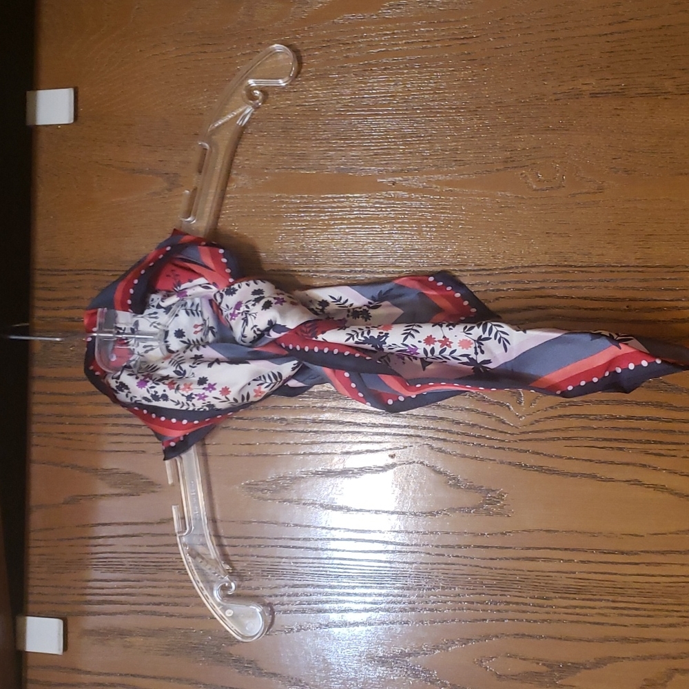 Ann taylor floral silk scarf